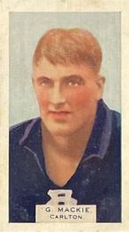 1933 Hoadley's Victorian Footballers #48 Gordon Mackie Front